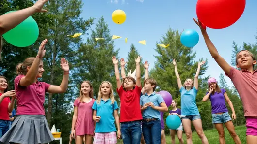 Bambini si divertono durante un matrimonio nelle Marche con l’animazione curata dal team Feel Good Show, tra giochi, musica e sorrisi.