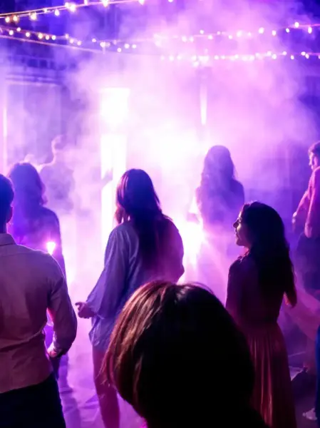 Attrezzature e luci per feste Gender Reveal rosa Impianti di luci professionali e attrezzature per creare un’atmosfera magica durante il Gender Reveal