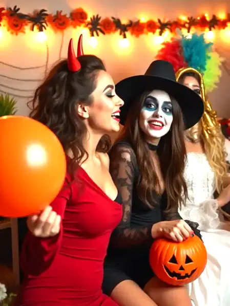 Festa di Halloween con animazione per centri commerciali ed eventi aziendali Spettacoli a tema Halloween con artisti, truccabimbi e animatori in un centro commerciale