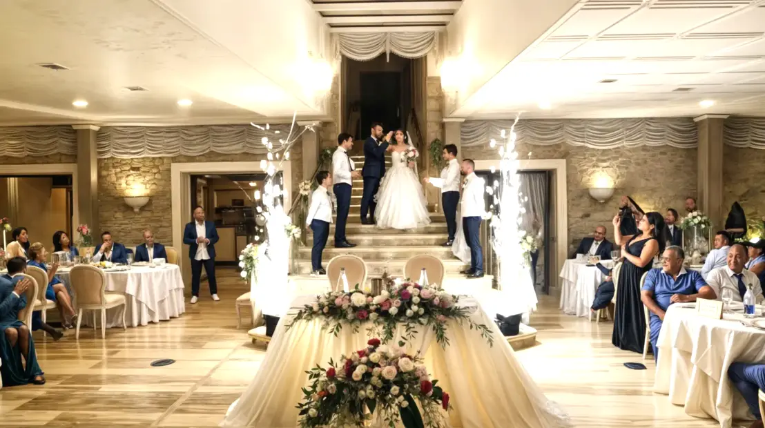 Matteo Rosati gestisce il giorno del matrimonio Wedding planner supervisiona ogni dettaglio per garantire un evento impeccabile