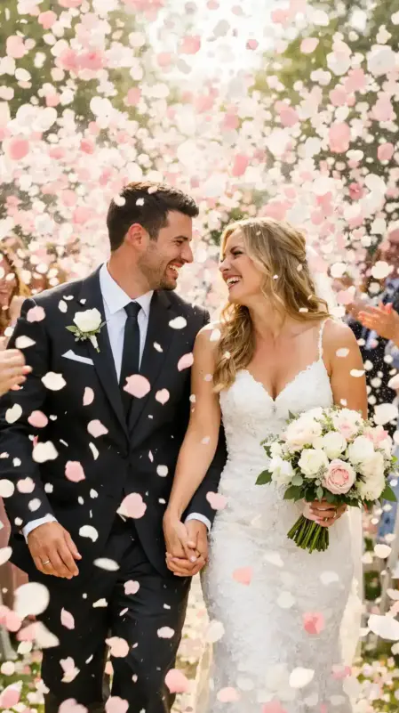 Invitati scatenati sulla pista da ballo durante il ricevimento di nozze	